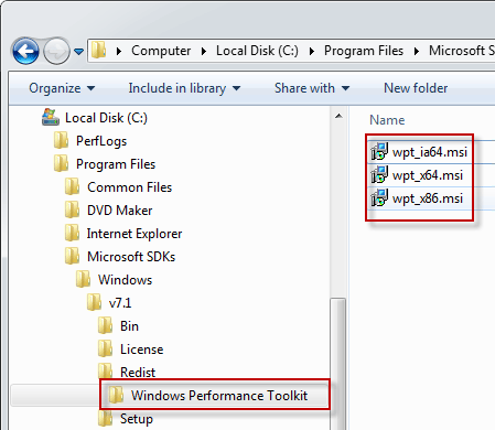 WPT Redist Files