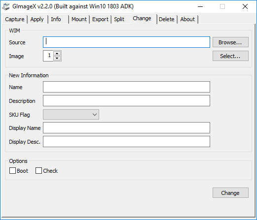 GImageX Change