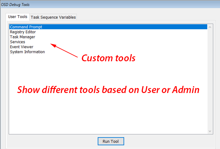 OSD Background Debug Tools